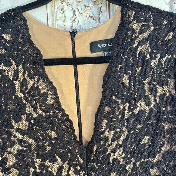 Karen Kane Elegant Black Lace Jumpsuit - Picture 7 of 12